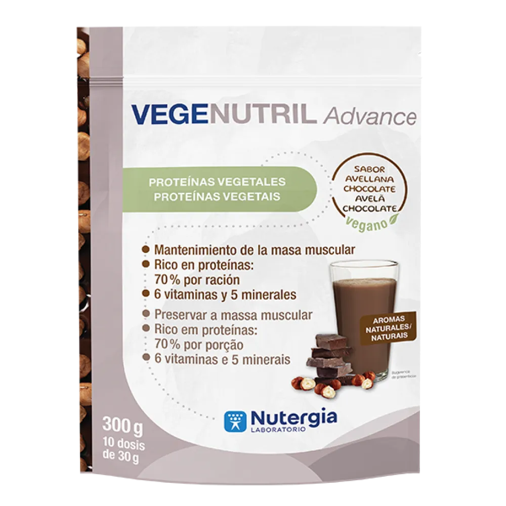 VEGENUTRIL Advance Avelã-Chocolate